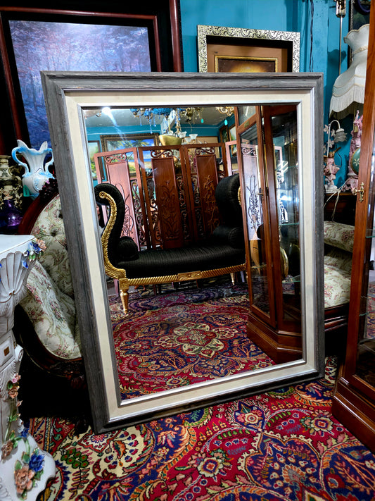 ๐ช Mirror with Wooden Frame โ Timeless Reflection of Great Presence โจ
