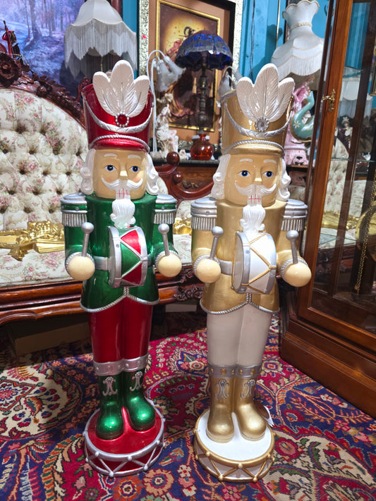 ๐โ๏ธ๐ Imperial Christmas Nutcrackers โ Monumental Duo with LED Lights ๐โ๏ธ๐