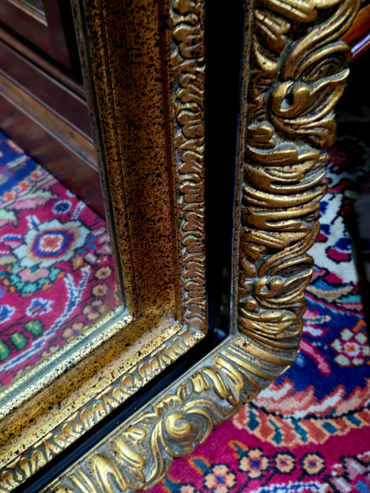๐ช๐๏ธ Large Format Classic Mirror โ Golden Elegance that Enhances the Space - Crafted by John Richard๐๏ธ๐ช