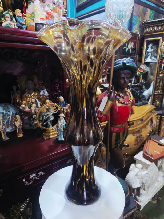 Jarron de Vidrio Artístico – Murano Italiano 🌸 🏺