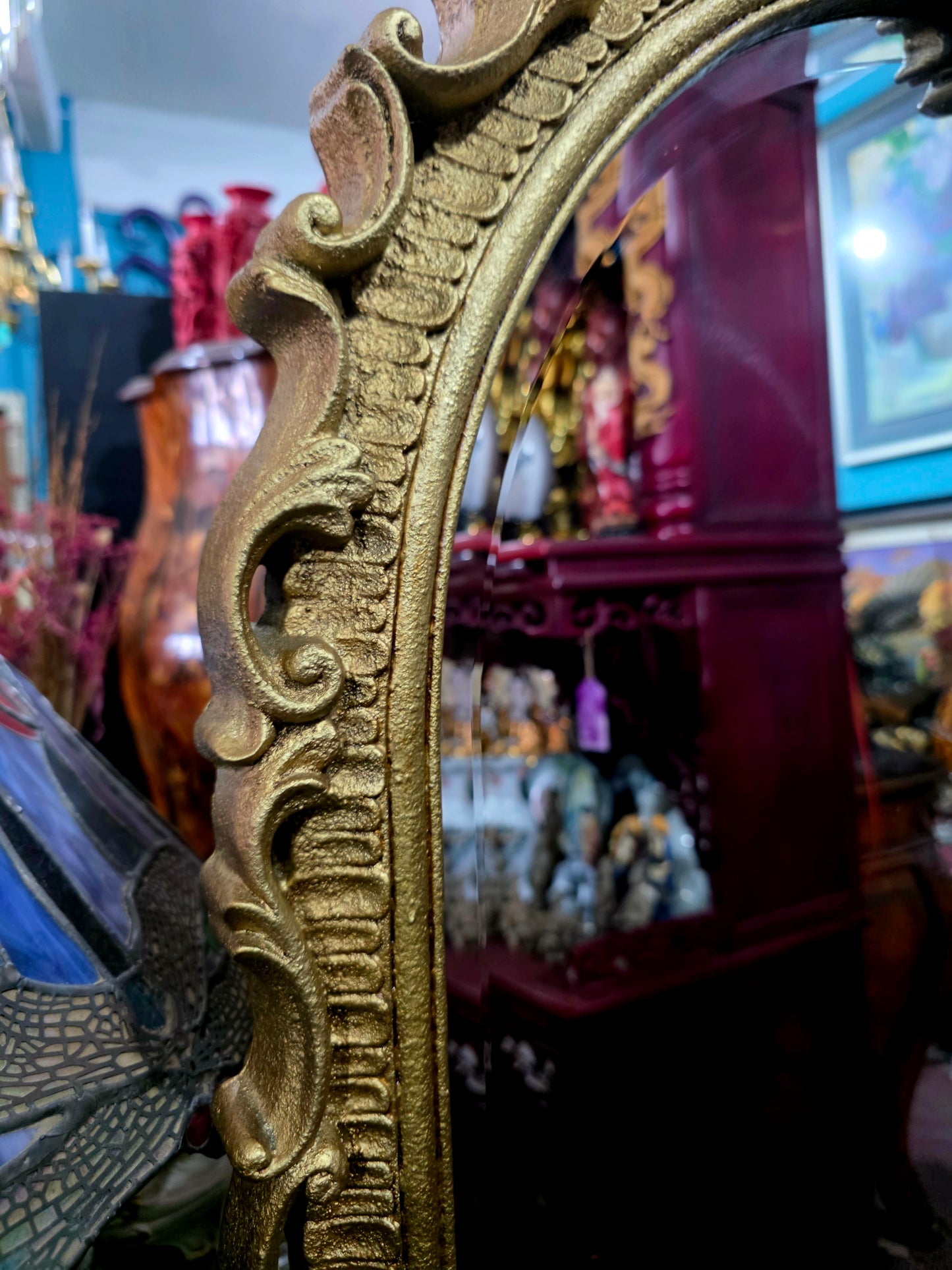 Credenza with Mirror β Aged Gold πͺποΈπΏ