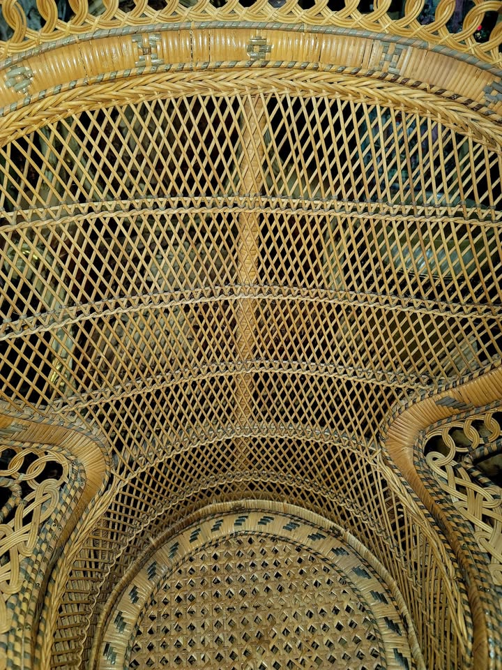 🌿Silla De Pavo Real, Estilo Emmanuello de la decada de 1970🌿