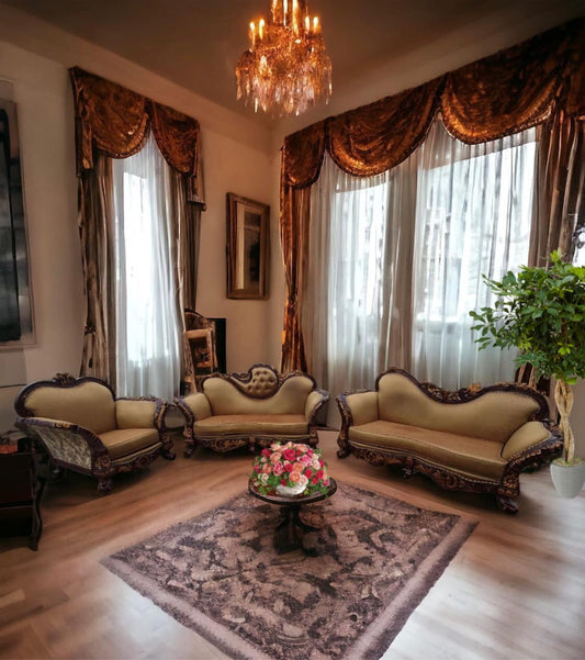 ✨ Un Tesoro de Elegancia Clásica: Sala Antigua de Ensueño ✨