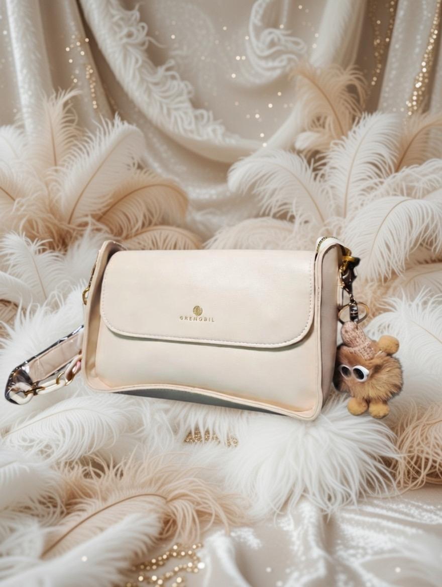 🕊️👜 Greenobil Beige Bolso Para Dama – Elegancia Atemporal y Pureza Sofisticada ✨🌸