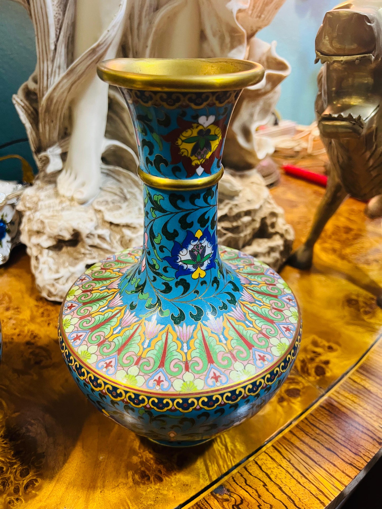 🌟 Jarrones de Cloisonné de Principios del Siglo XX 🏺✨