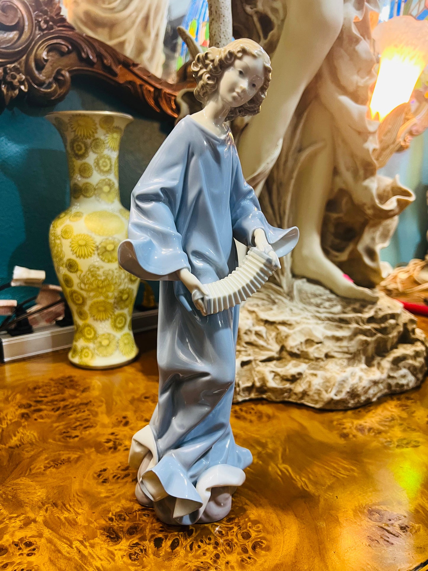 🎨Angel Medico, Porcelana Fina, Lladro 1323, Año de emision 1976🎨