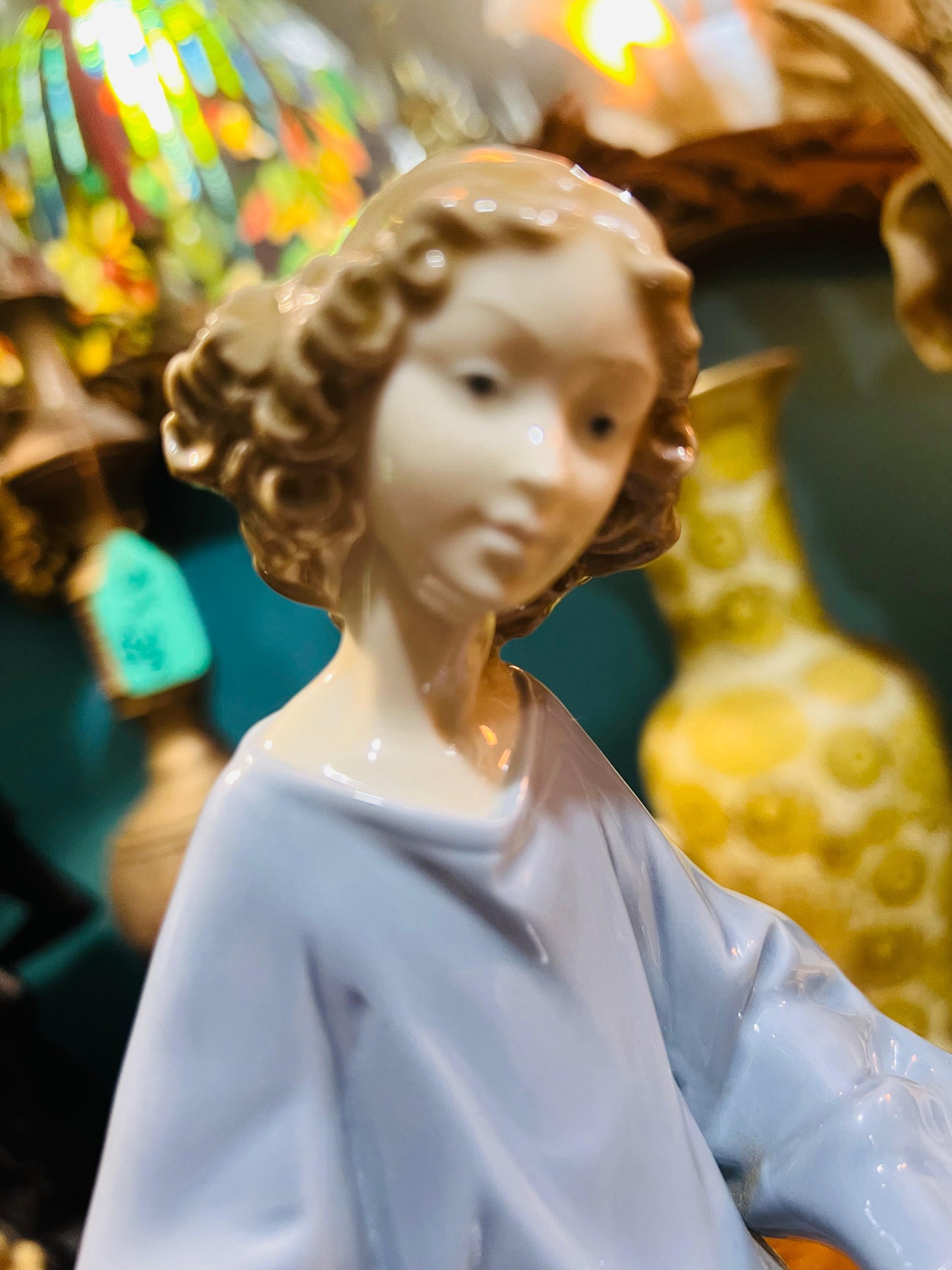 🎨Angel Medico, Porcelana Fina, Lladro 1323, Año de emision 1976🎨