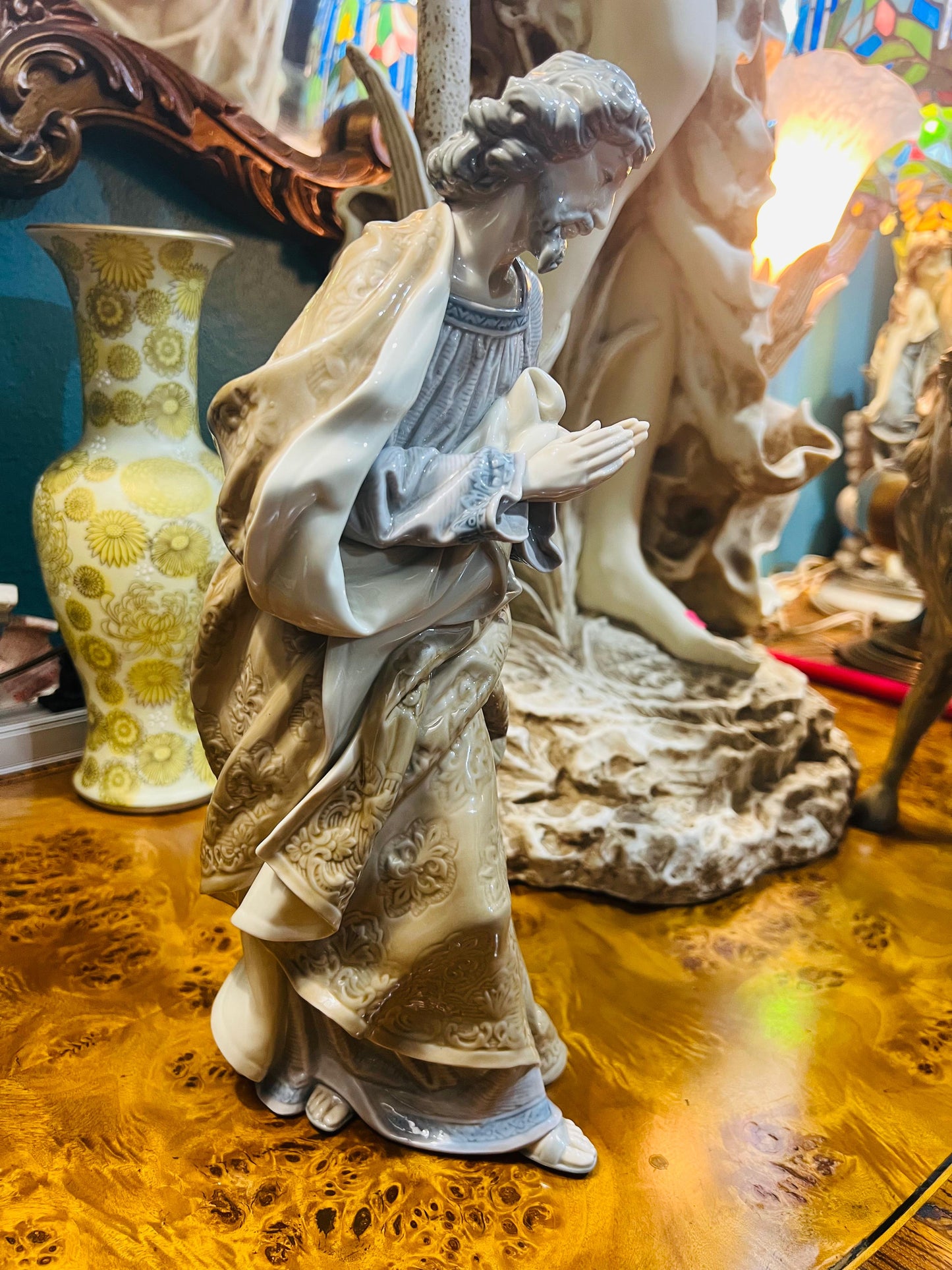 🌟 Figura de "San Jose Nacimiento" Porcelana Fina - LLADRÓ 1386 Año de emission 1981🕊️✨