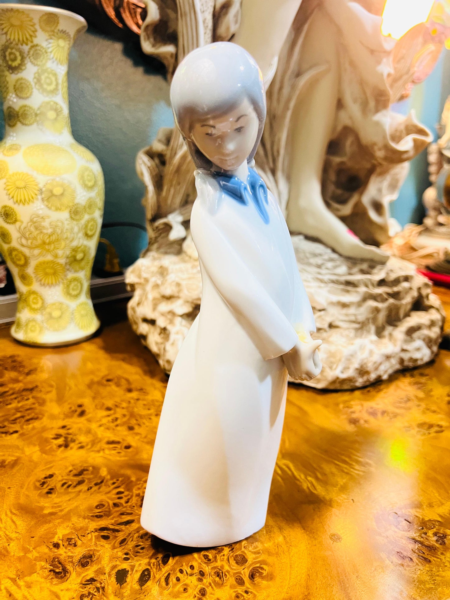 🎨Jovencita con vestido azul de REX Valencia🎨