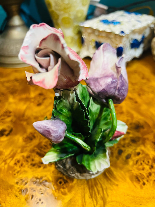 🌸 Arreglo floral de Capo del Monte 🌸