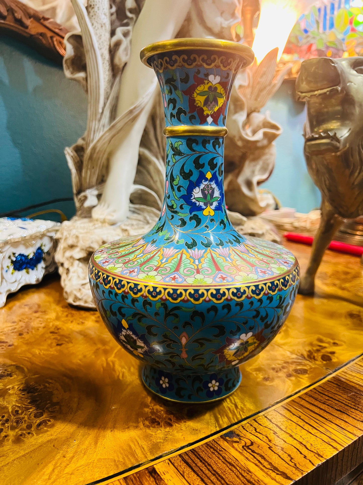 🌟 Jarrones de Cloisonné de Principios del Siglo XX 🏺✨