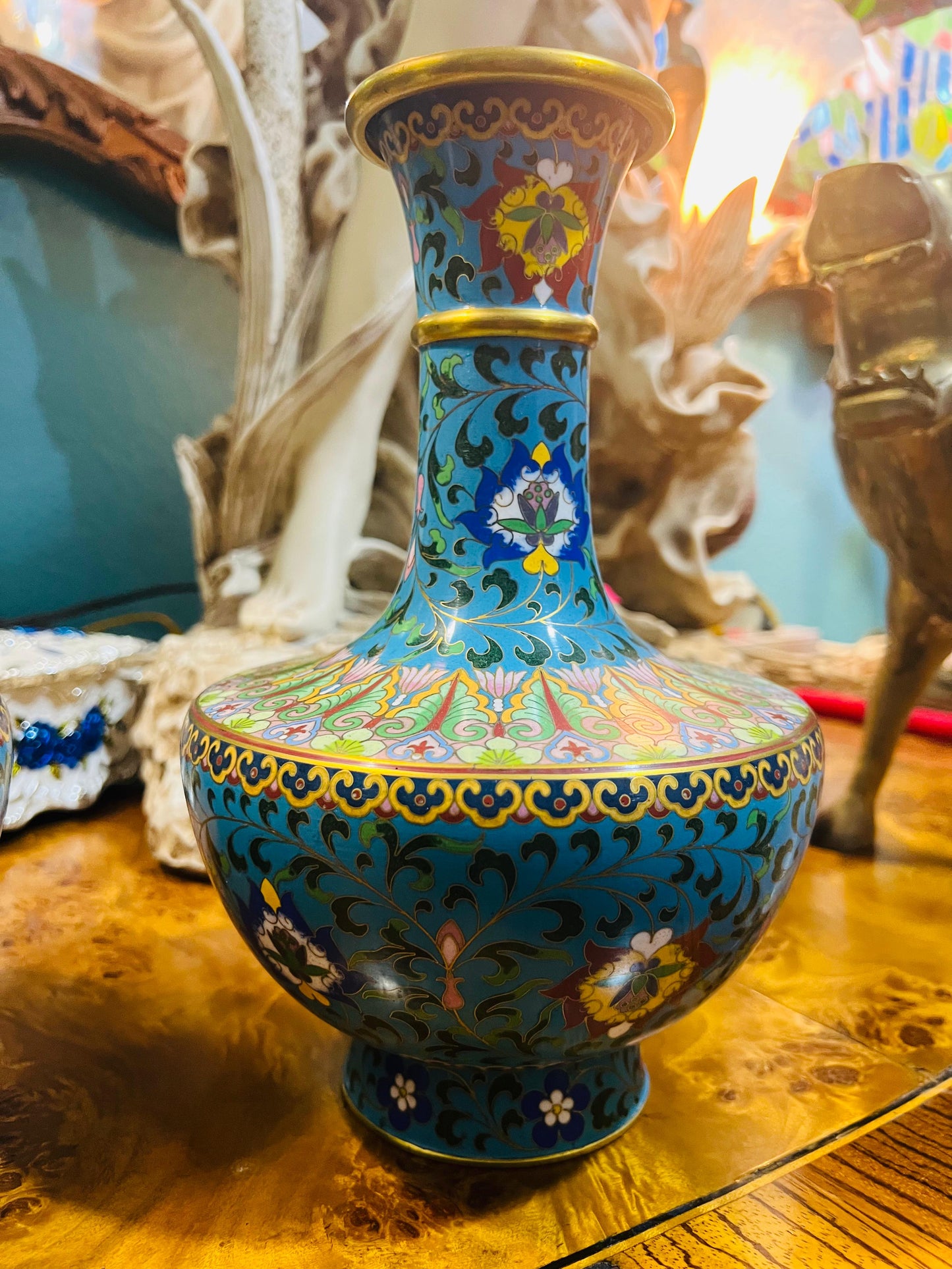 🌟 Jarrones de Cloisonné de Principios del Siglo XX 🏺✨