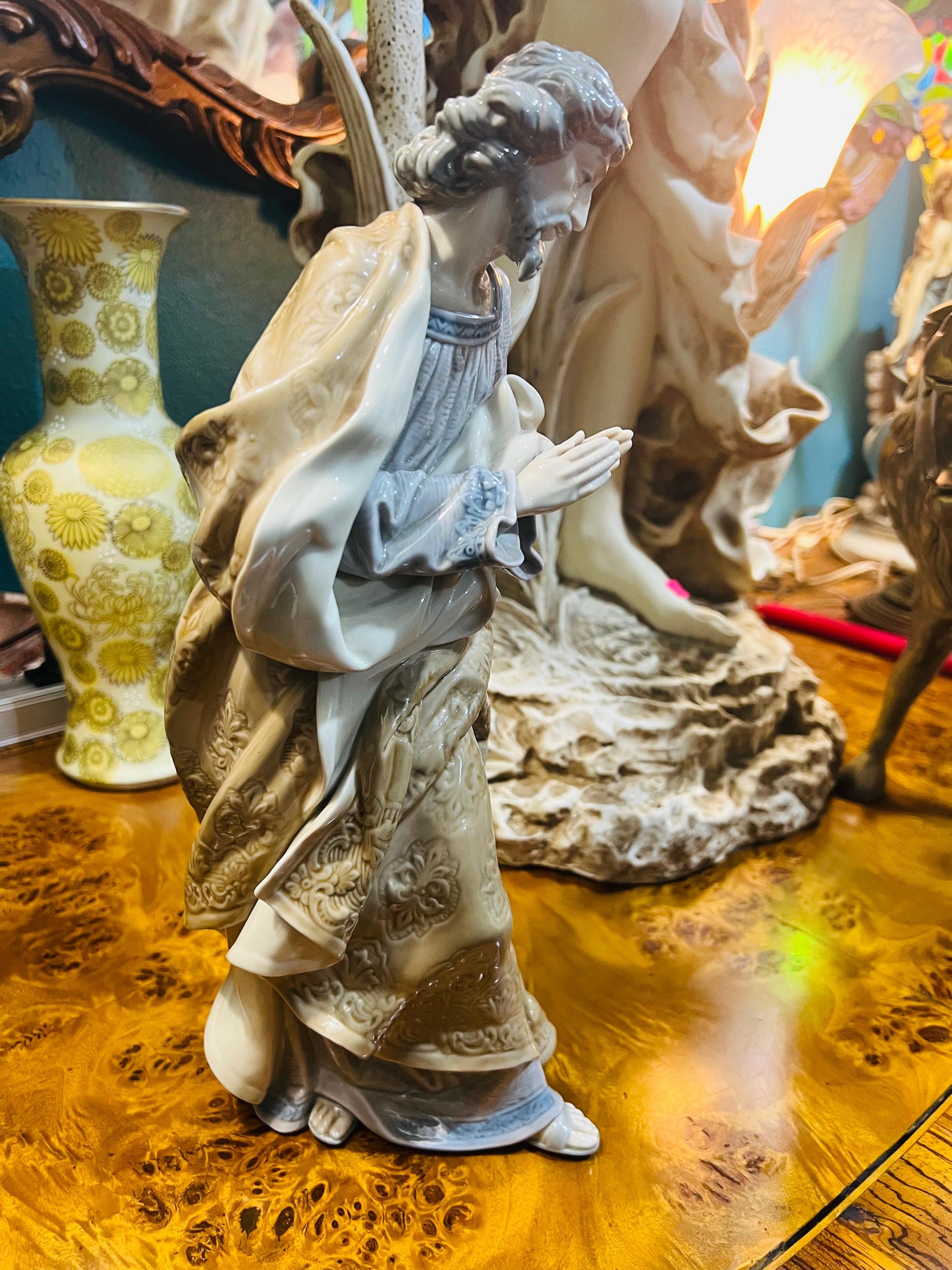 🌟 Figura de "San Jose Nacimiento" Porcelana Fina - LLADRÓ 1386 Año de emission 1981🕊️✨