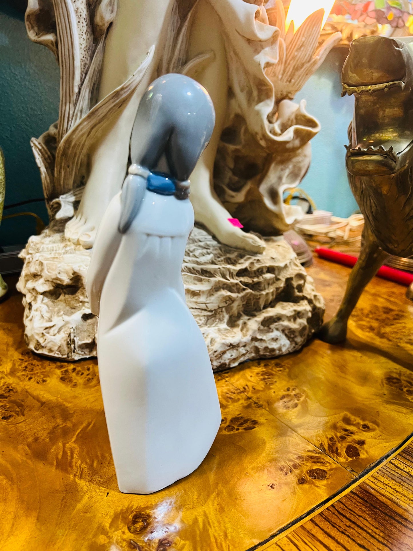 🎨Jovencita con vestido azul de REX Valencia🎨