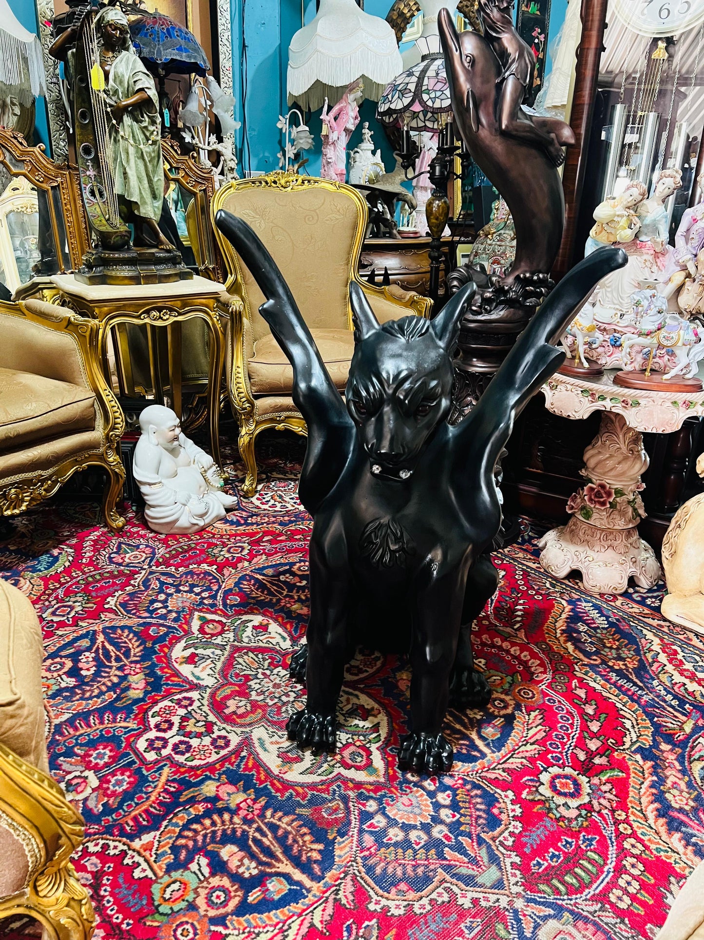 🖤🕸️🦁 Chimera de Alta Calidad en Fibra de Vidrio 🦇🕸️🖤