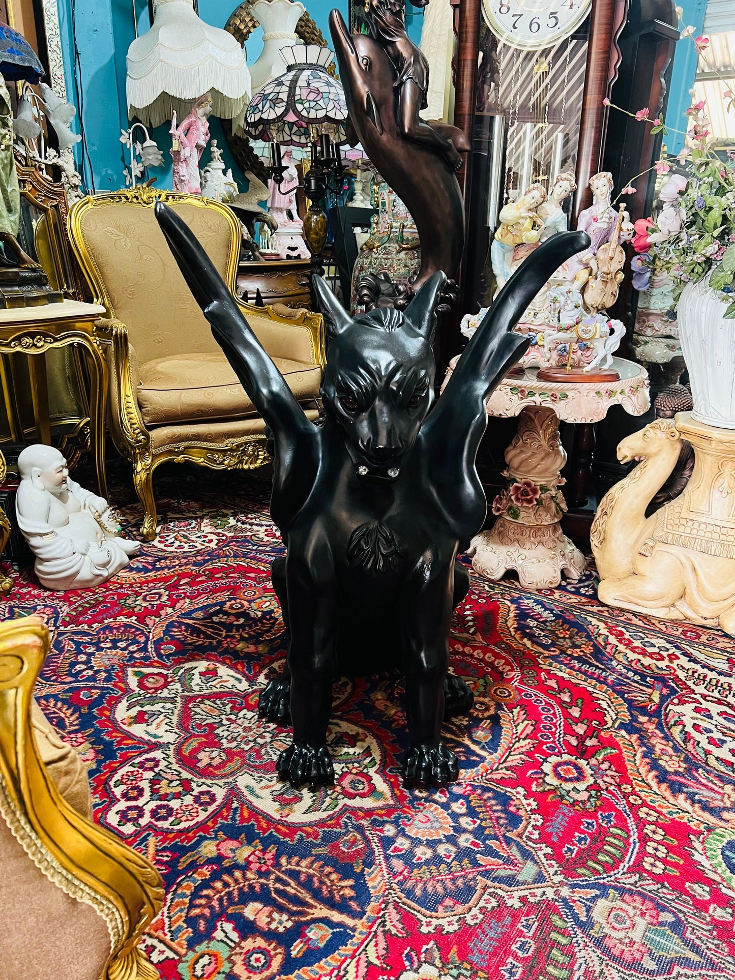 🖤🕸️🦁 Chimera de Alta Calidad en Fibra de Vidrio 🦇🕸️🖤