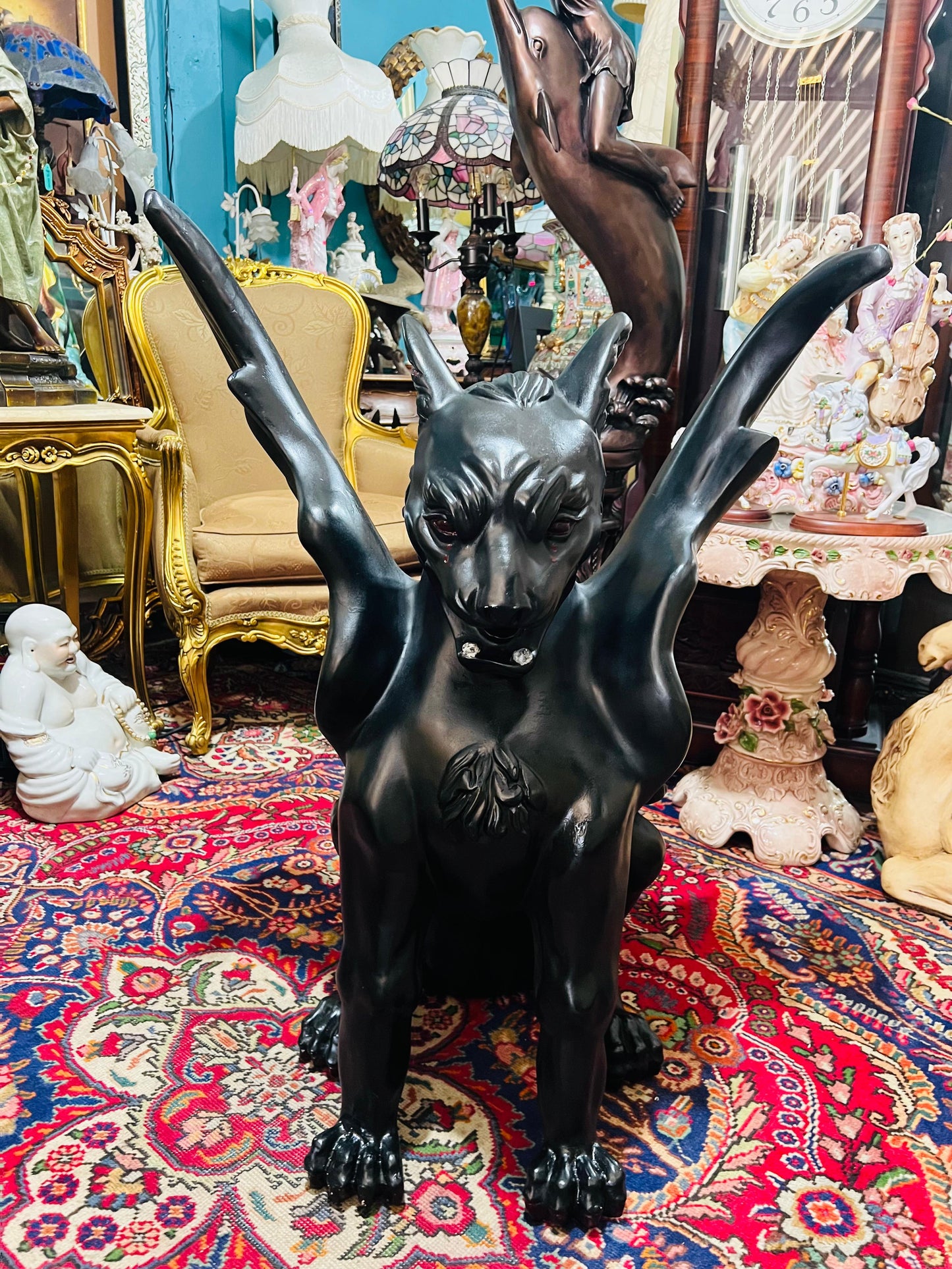 🖤🕸️🦁 Chimera de Alta Calidad en Fibra de Vidrio 🦇🕸️🖤