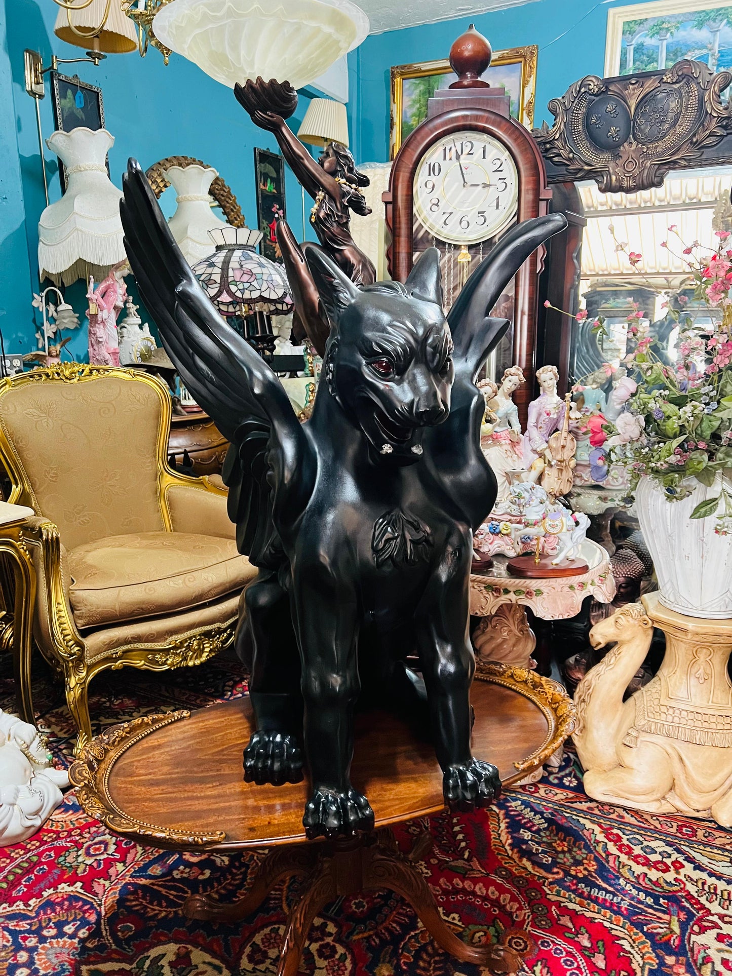 🖤🕸️🦁 Chimera de Alta Calidad en Fibra de Vidrio 🦇🕸️🖤