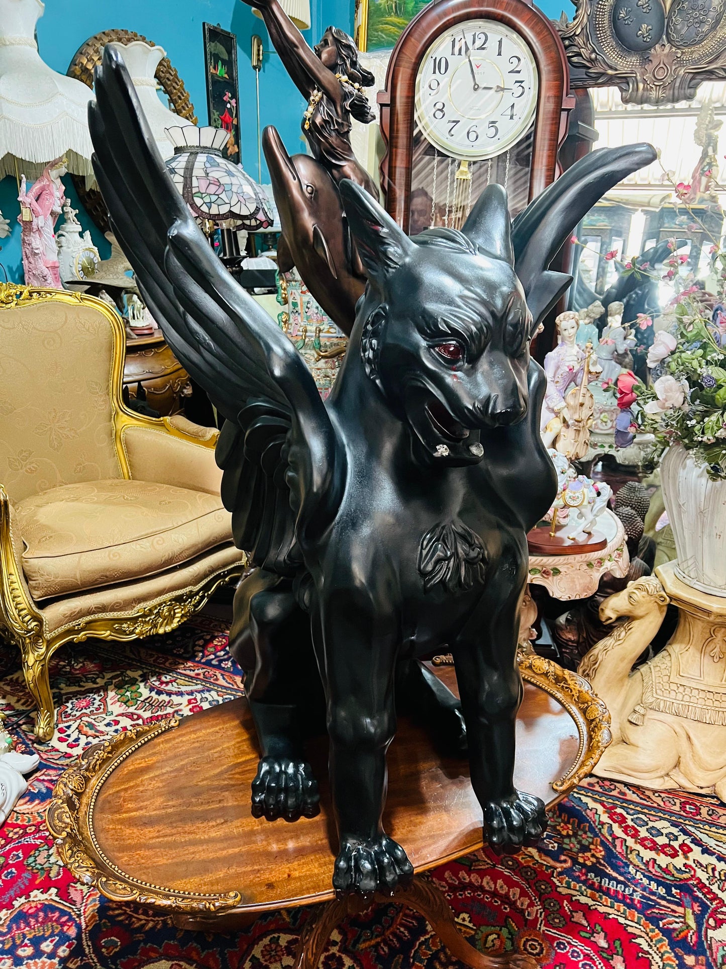🖤🕸️🦁 Chimera de Alta Calidad en Fibra de Vidrio 🦇🕸️🖤