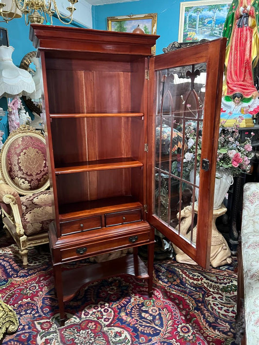 📜🏛️ 📜Gabinete de Exhibición de Caoba de la Colección Heritage de Butler📜🏛️ 📜