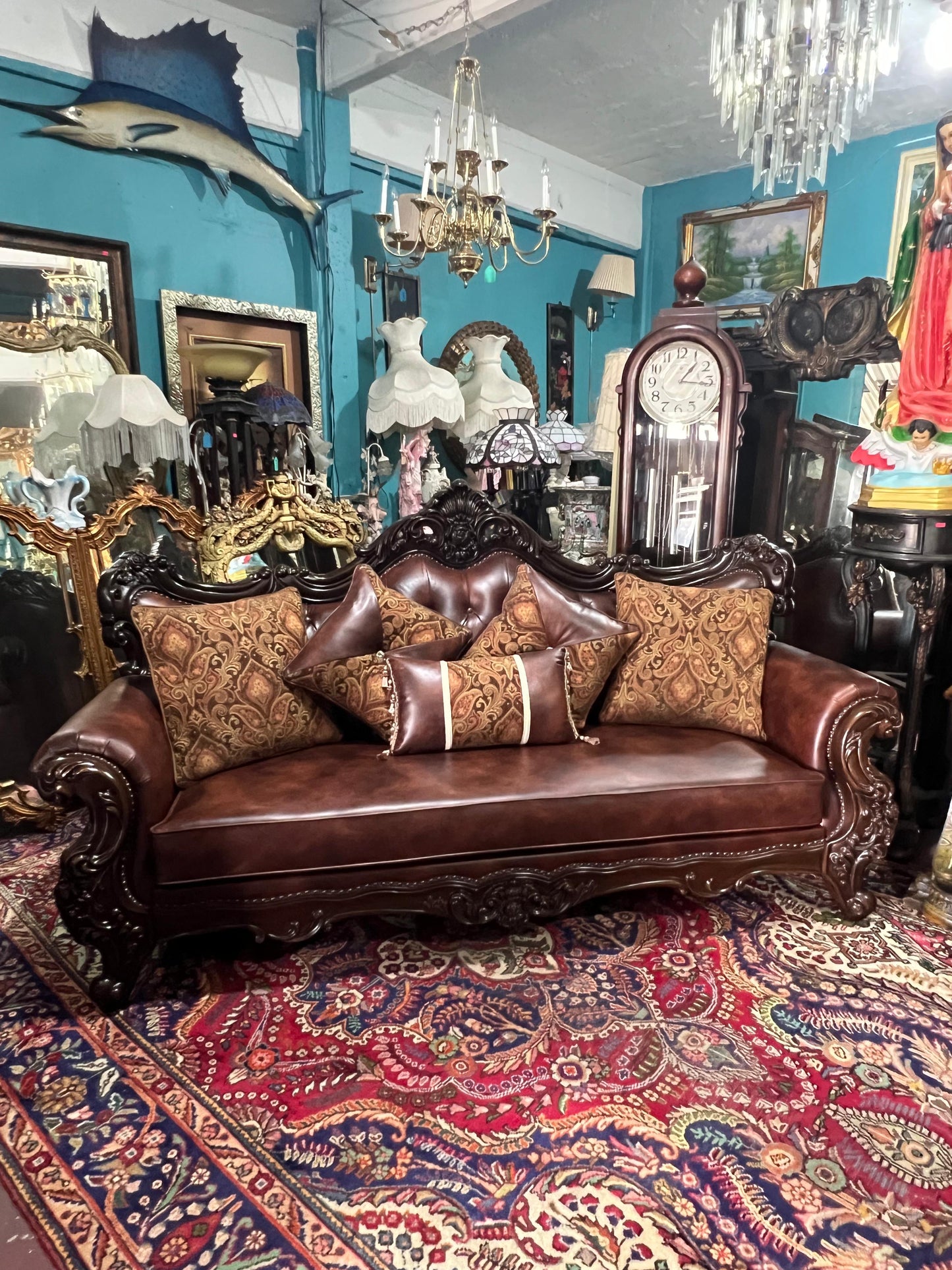 🛋️ Sofa Palencia de Furniture of America - Elegancia y Estilo Clásico para tu Hogar 🛋️