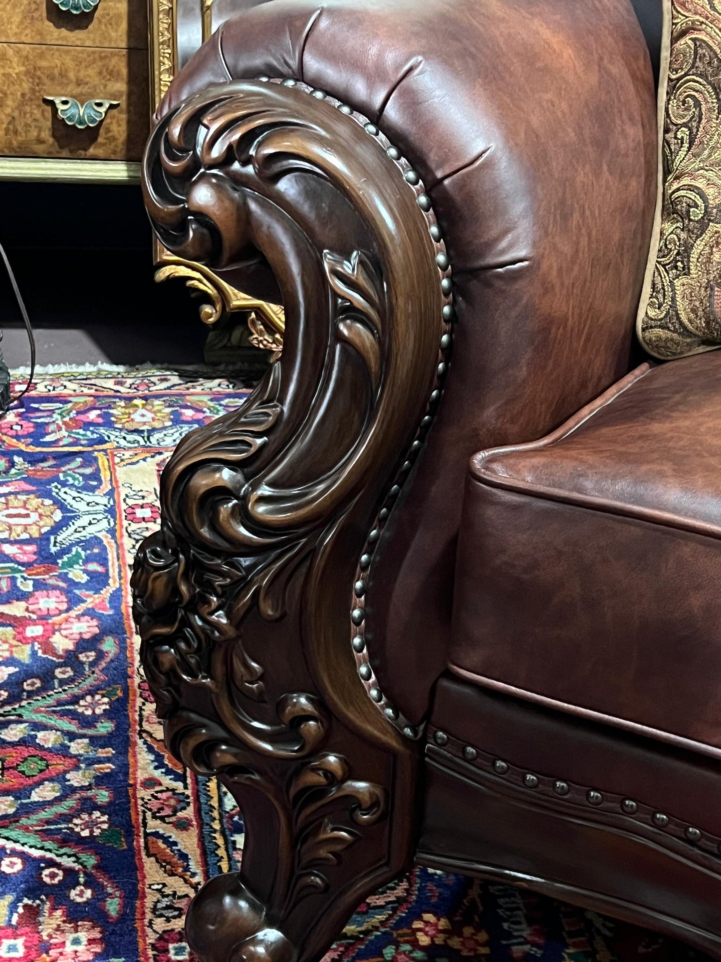 🛋️ Sofa Palencia de Furniture of America - Elegancia y Estilo Clásico para tu Hogar 🛋️