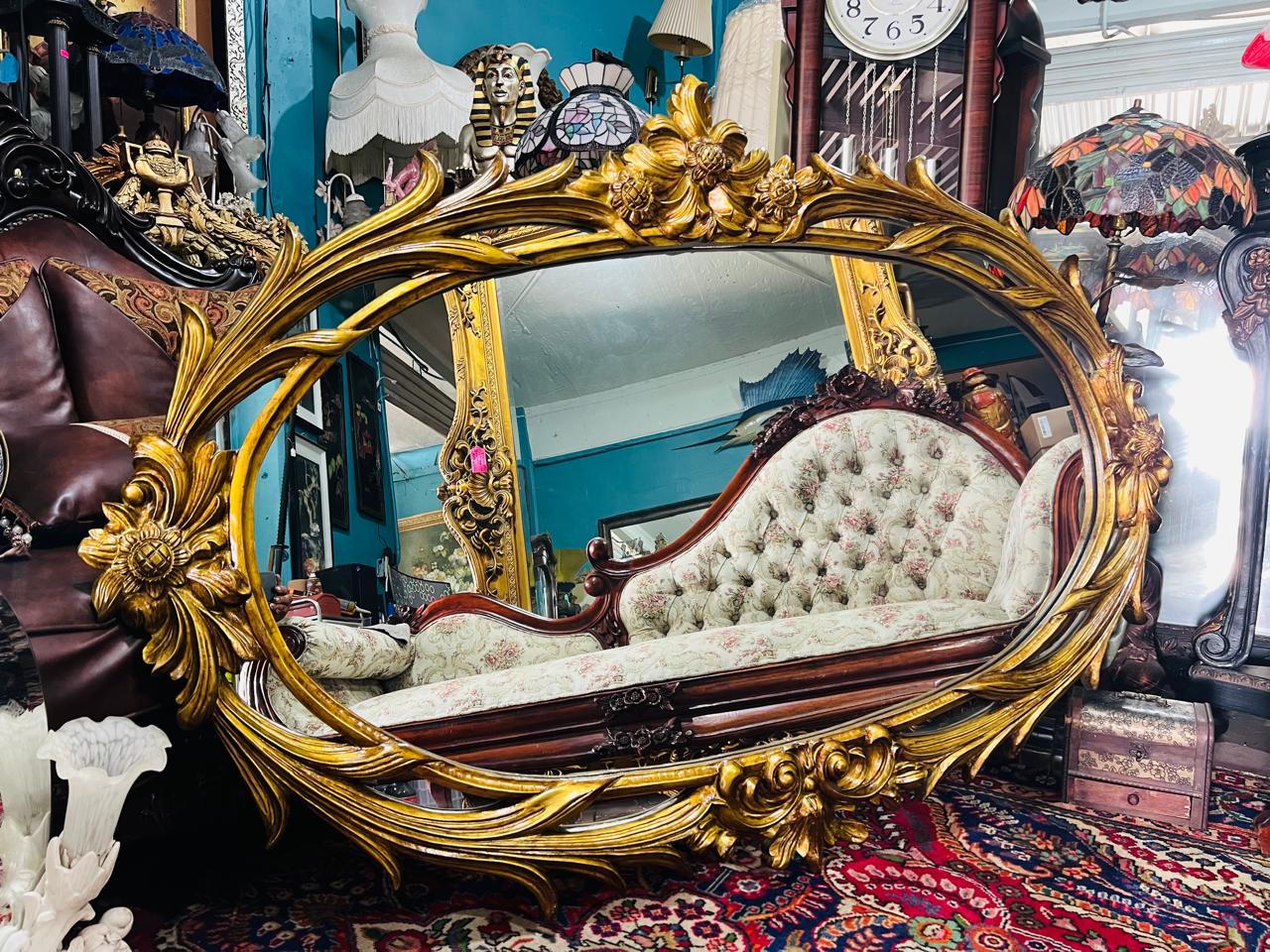 🪞✨🪞Vintage Mirror in Aged Gold Color 🪞✨🪞