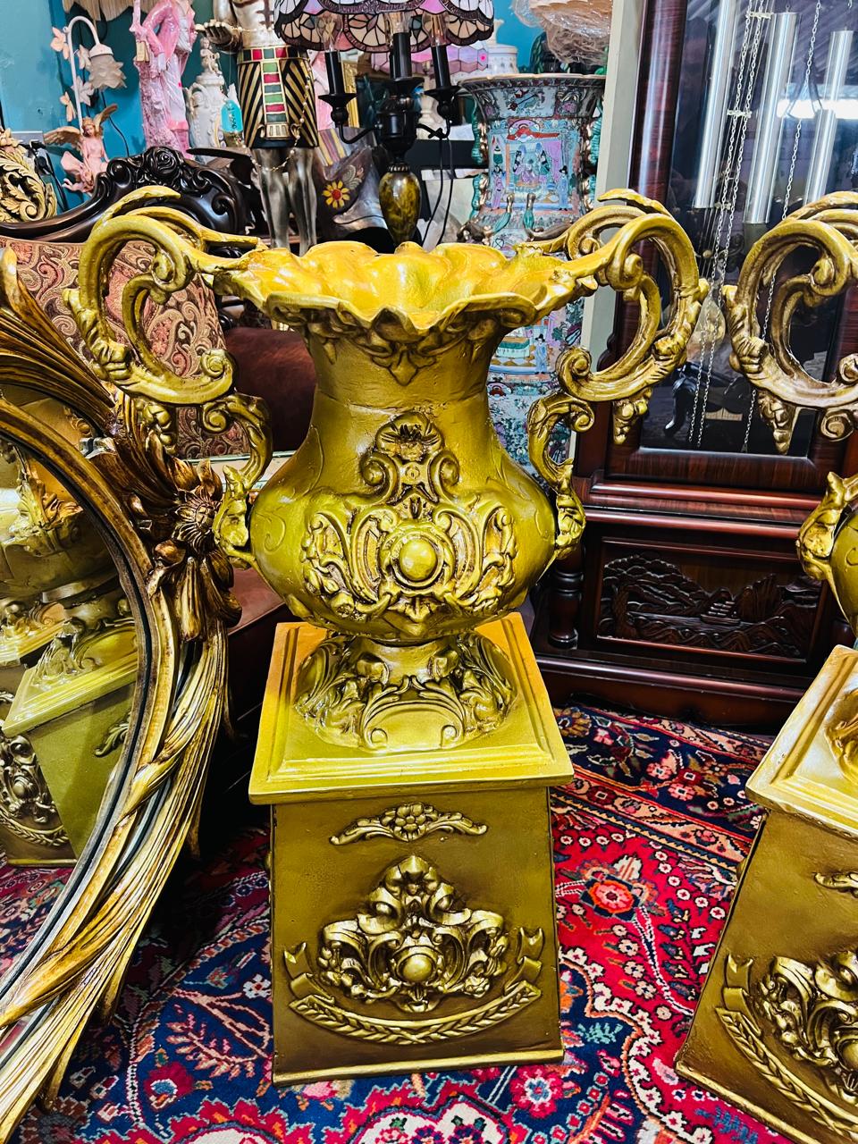 ⚖️ Jarrones Decorativos de Metal Elaborados en Guerrero, México ⚖️