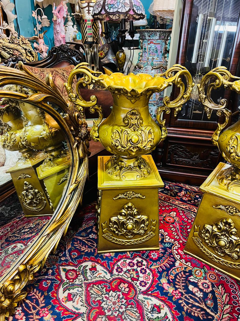 ⚖️ Jarrones Decorativos de Metal Elaborados en Guerrero, México ⚖️