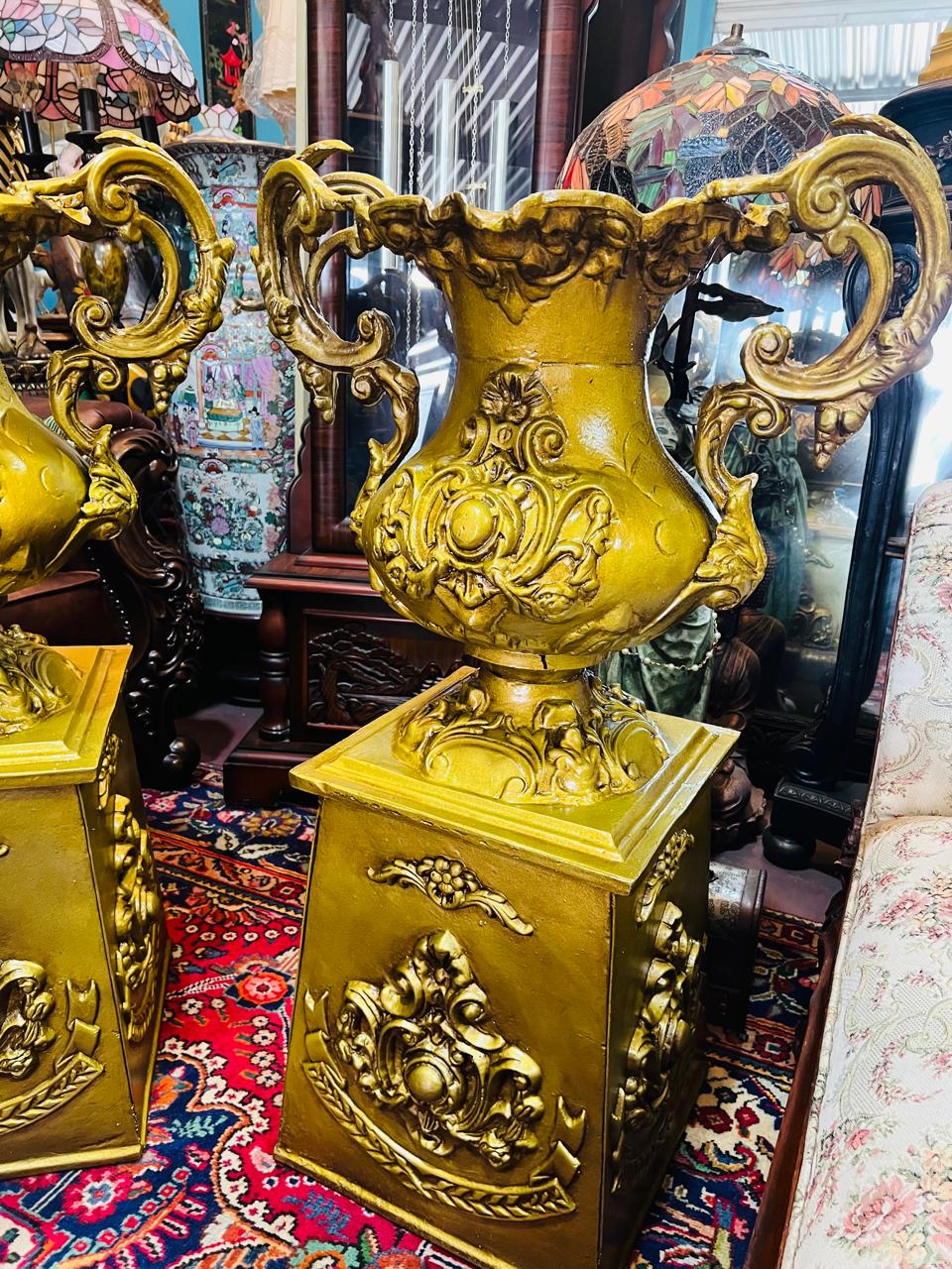 ⚖️ Jarrones Decorativos de Metal Elaborados en Guerrero, México ⚖️