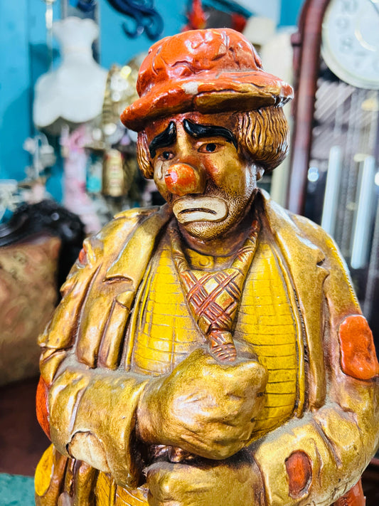 🤡🎭Figura Decorativa de Pallacito: Vintage de Progressive Art Products (1967)🎭🤡