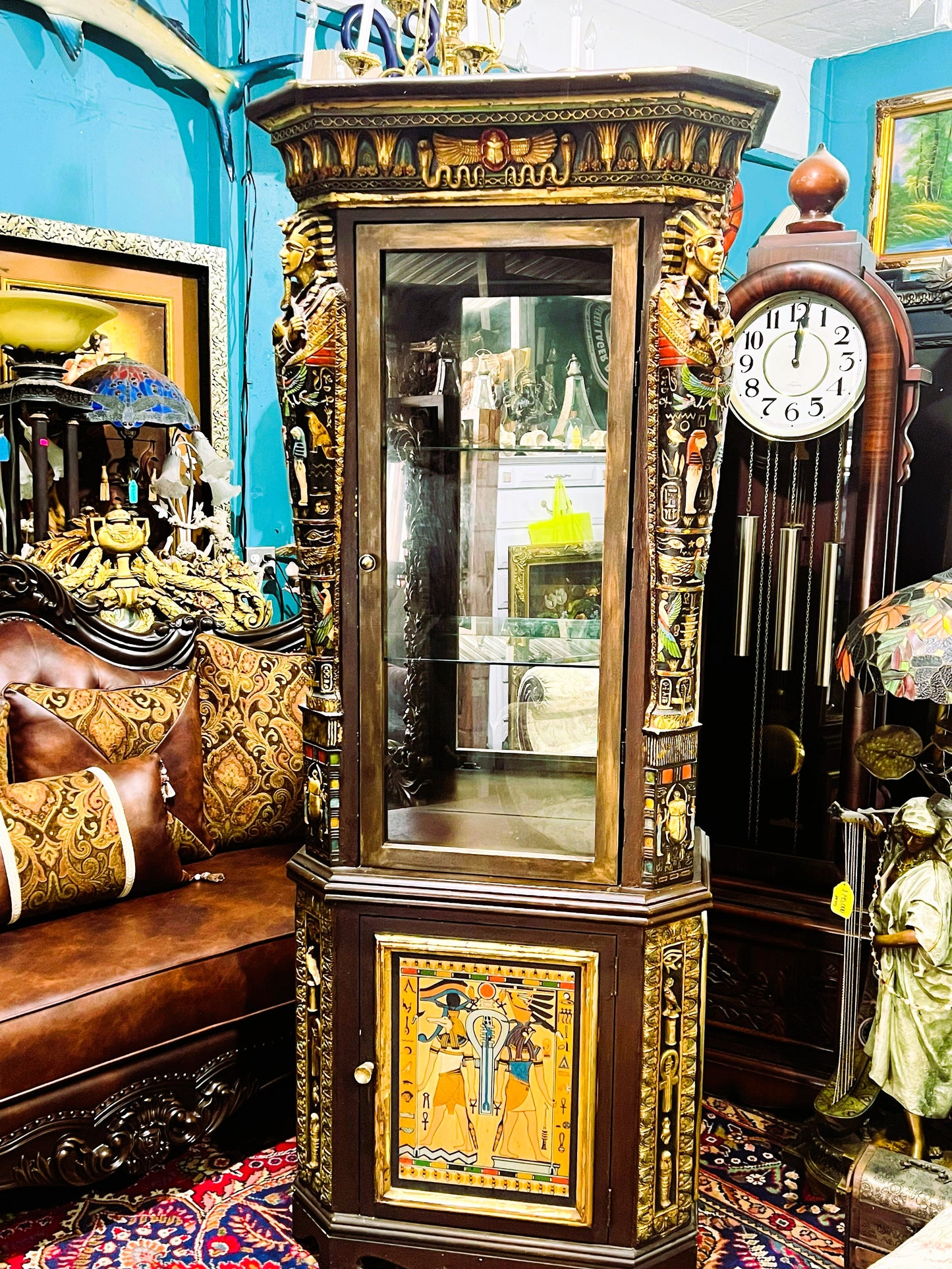🐪🔱🐪Vitrina Egipcia en Venta, Un Tesoro Exotico para tu Hogar🐪🔱🐪