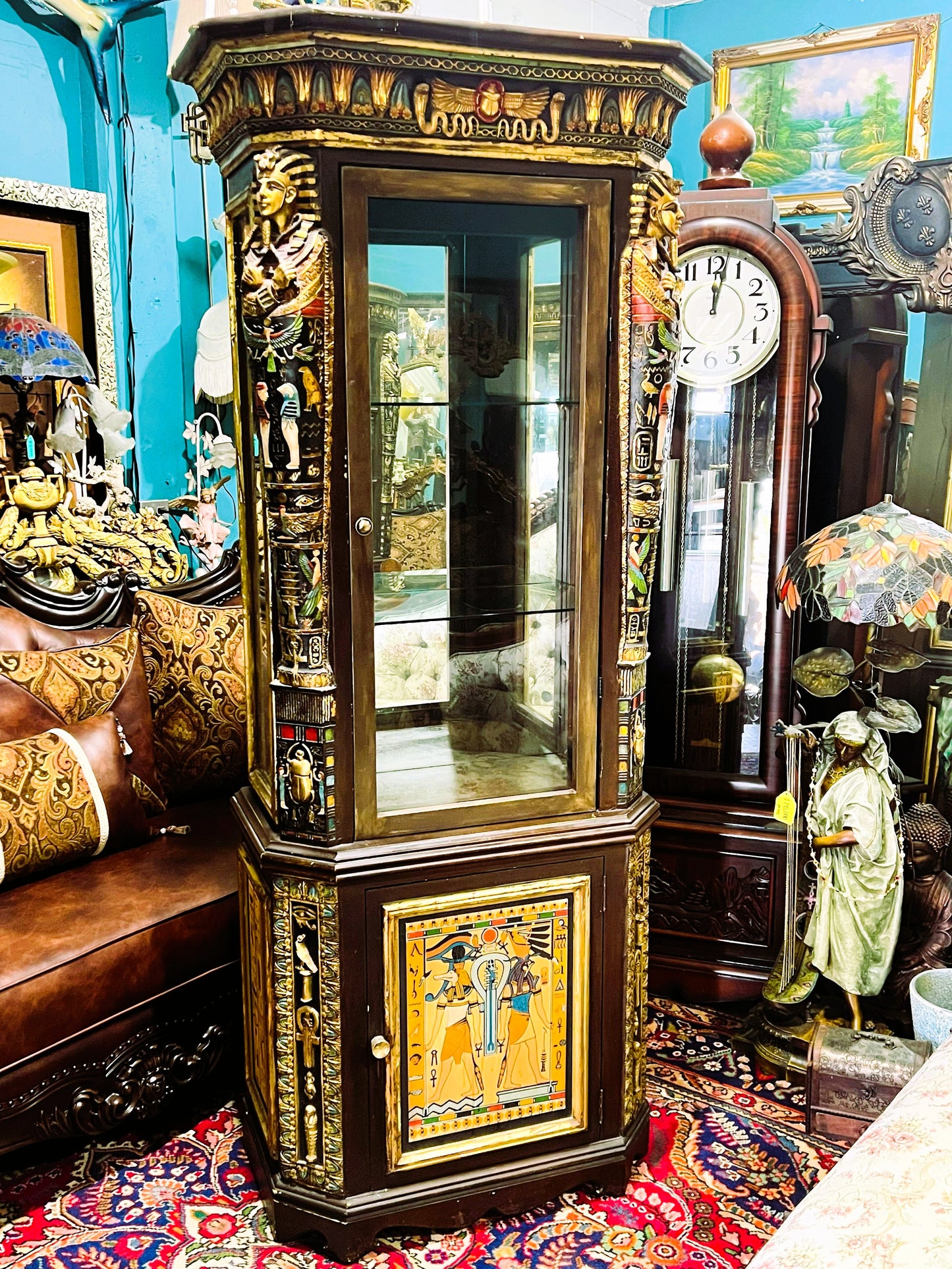 🐪🔱🐪Vitrina Egipcia en Venta, Un Tesoro Exotico para tu Hogar🐪🔱🐪
