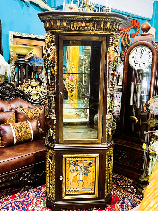 Egyptian Display Case for Sale, An Exotic Treasure for Your Home