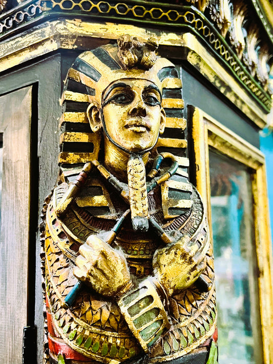Egyptian Display Case for Sale, An Exotic Treasure for Your Home