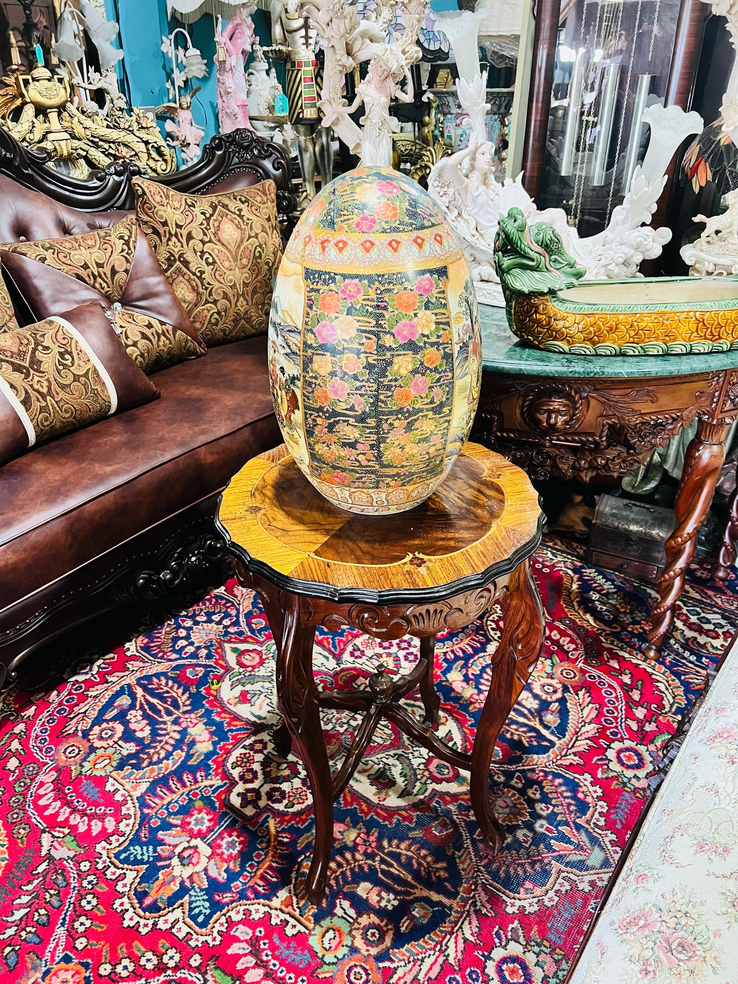 🐉💎 Huevo oriental de porcelana fina: el toque perfecto para tu decoracion💎🐉