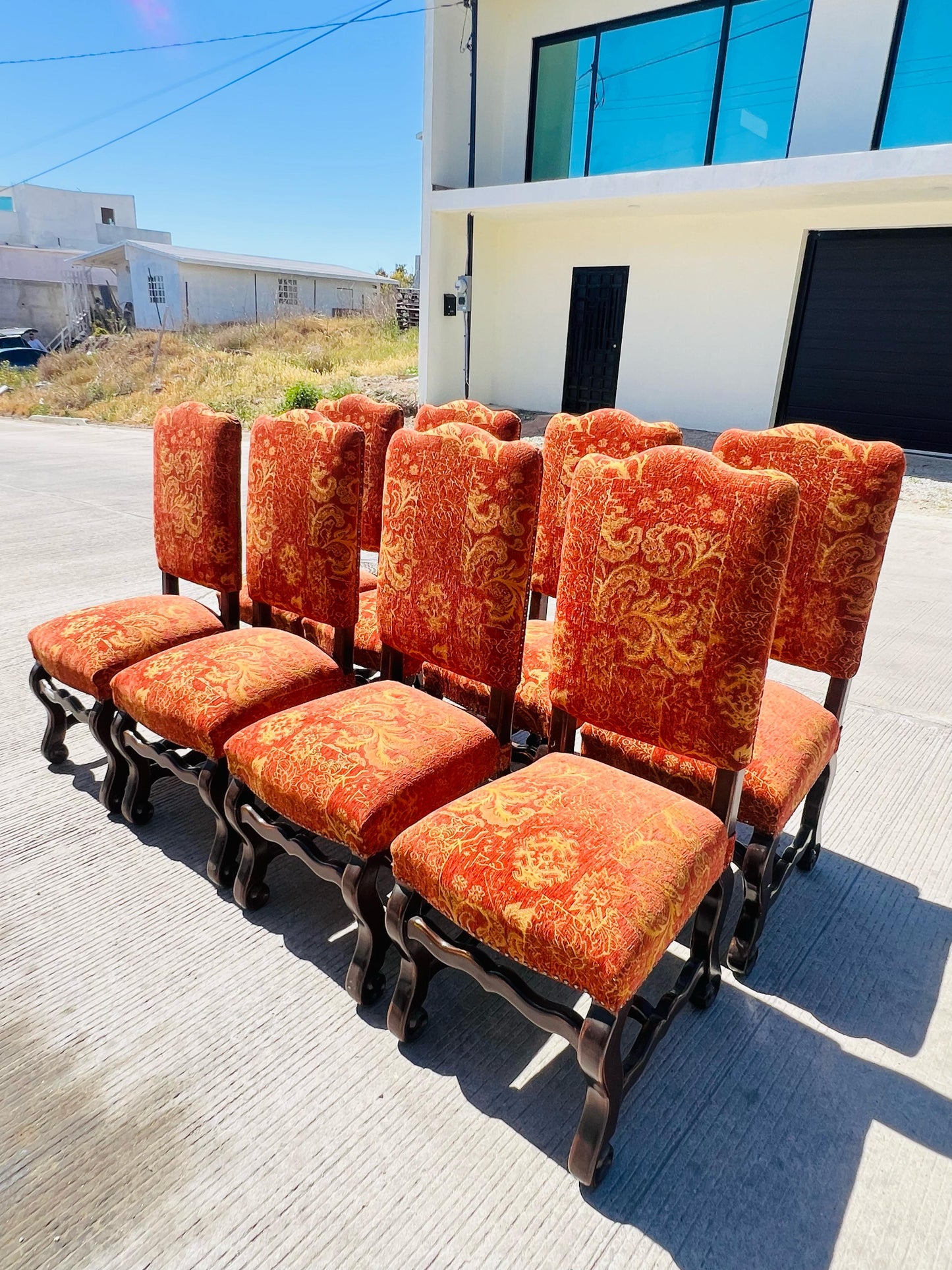 🪑💖Comedor de Madera con 8 Sillas – Lujo y Tradición para tu Hogar💖🪑