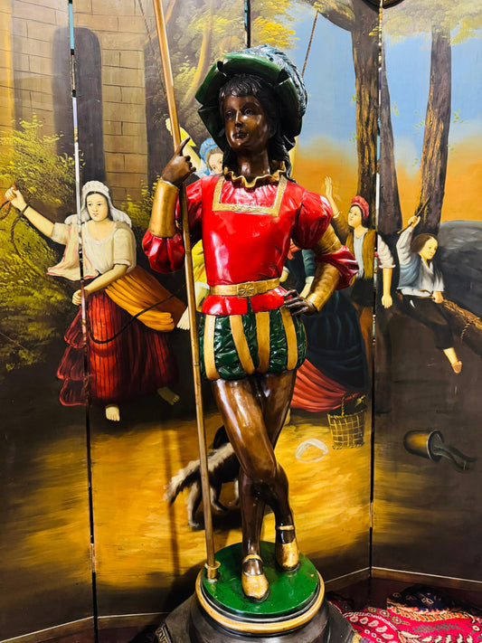 🔱Monumental Bronze Sculpture “Contemplative Figure” – A Sculptural Presence of Profound Elegance🔱