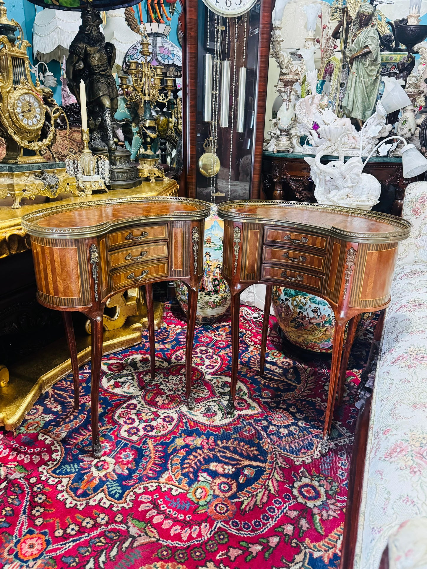 Pair of French Kidney Tables β 19th Century Art and Functionality