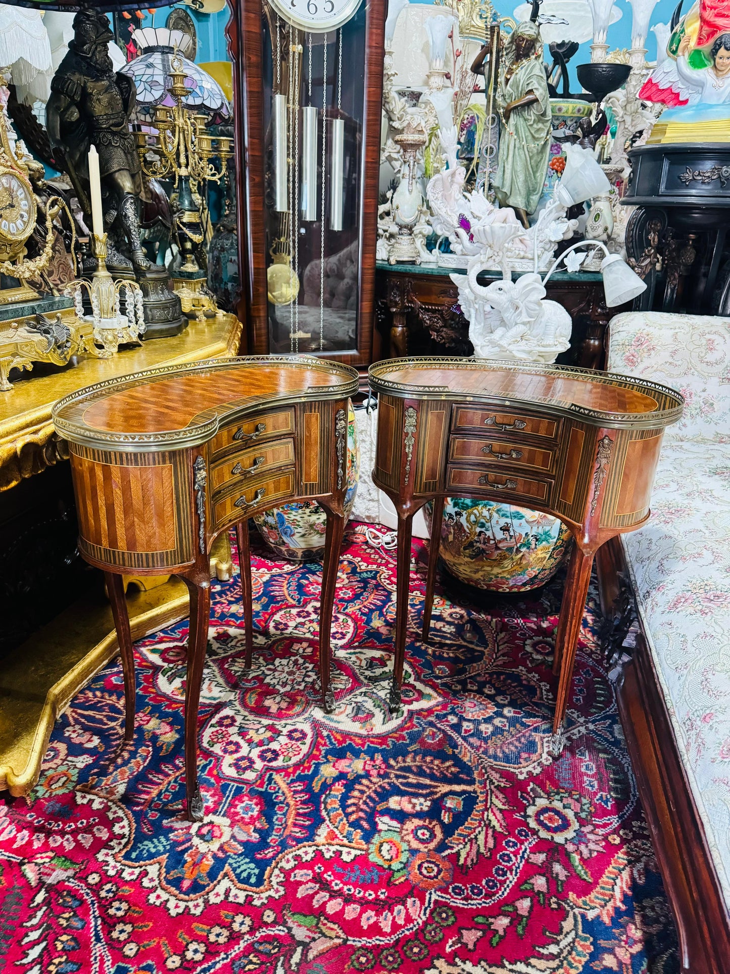 Pair of French Kidney Tables β 19th Century Art and Functionality
