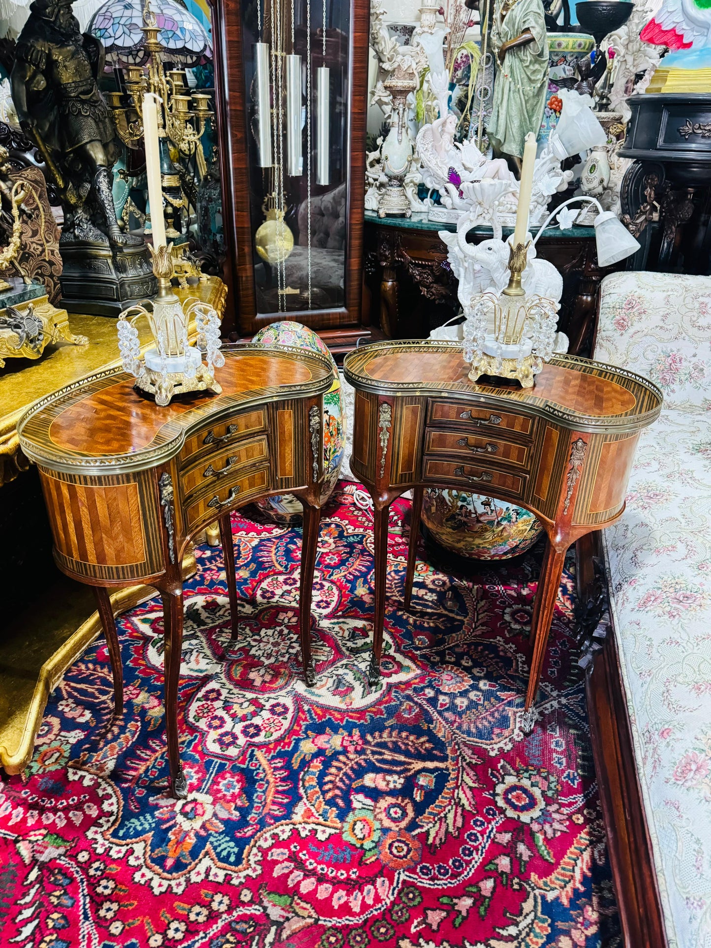 Pair of French Kidney Tables β 19th Century Art and Functionality