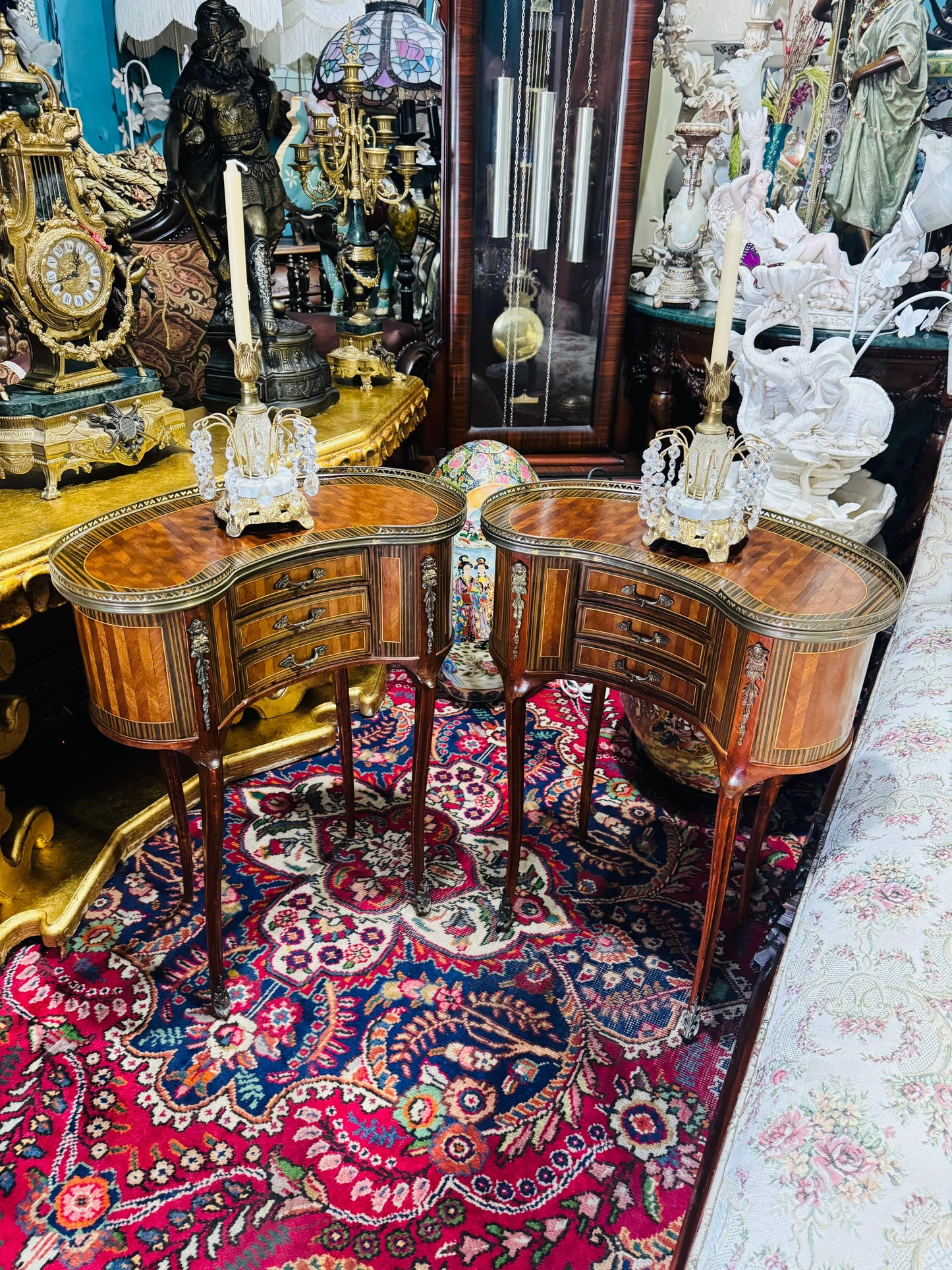 Pair of French Kidney Tables β 19th Century Art and Functionality