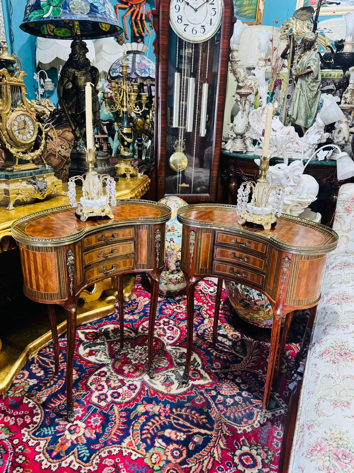 Pair of French Kidney Tables β 19th Century Art and Functionality