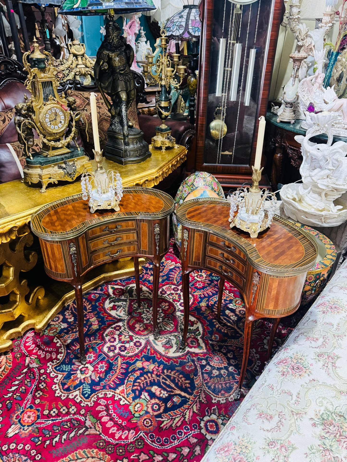 Pair of French Kidney Tables β 19th Century Art and Functionality