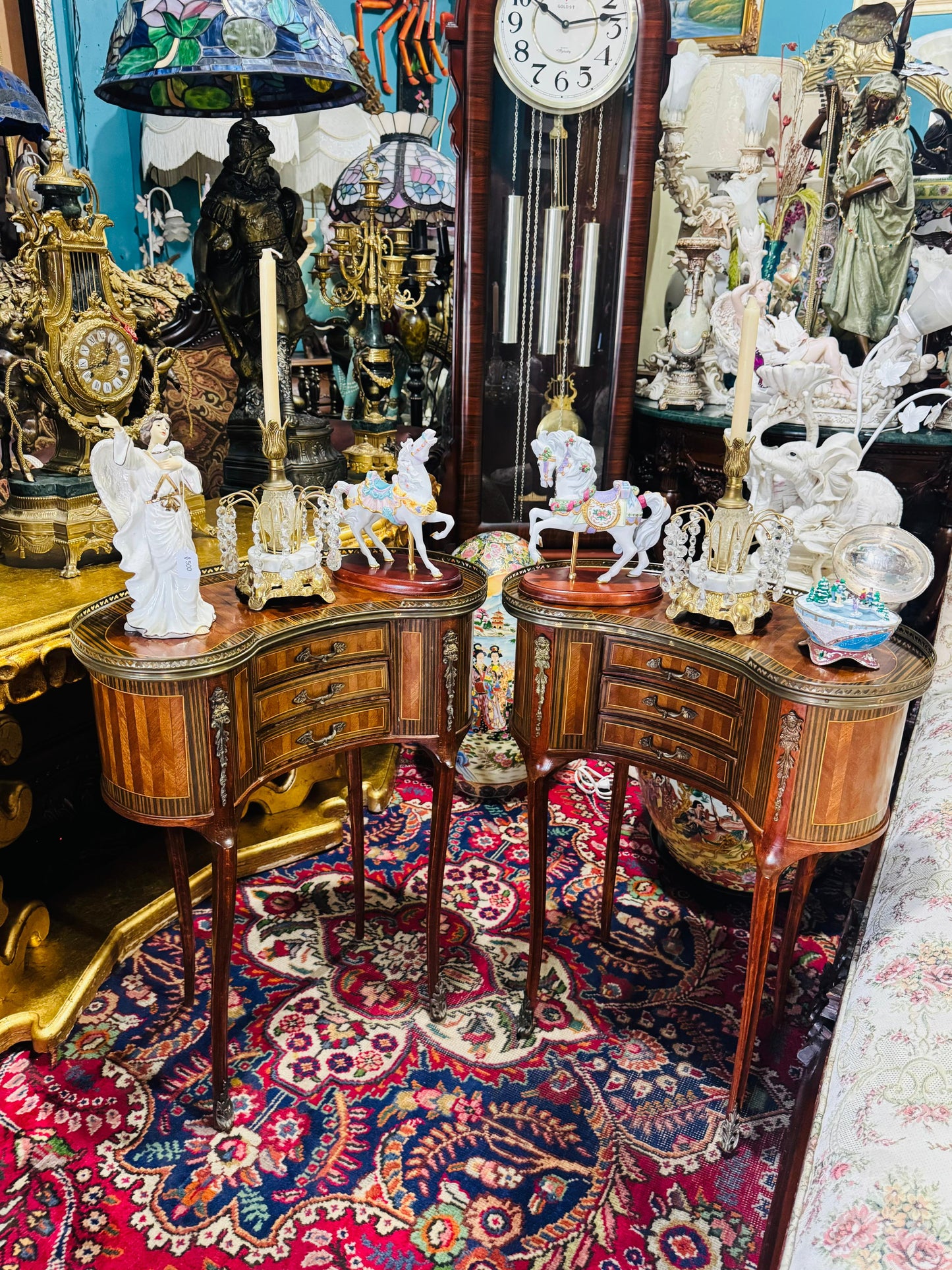 Pair of French Kidney Tables β 19th Century Art and Functionality