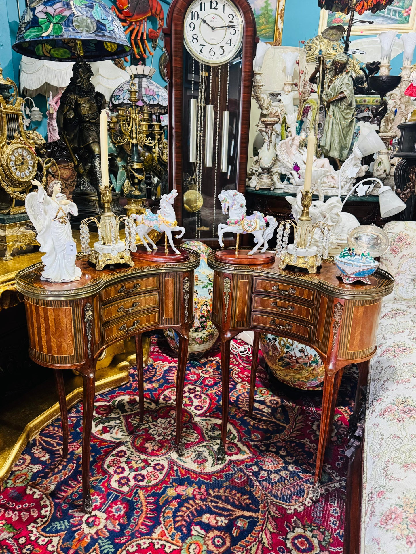 Pair of French Kidney Tables β 19th Century Art and Functionality