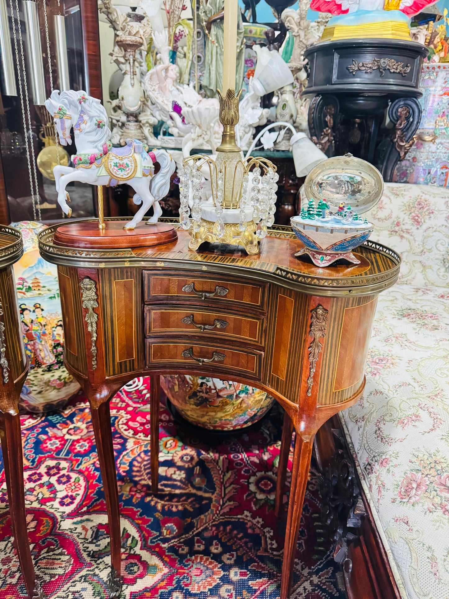 Pair of French Kidney Tables β 19th Century Art and Functionality
