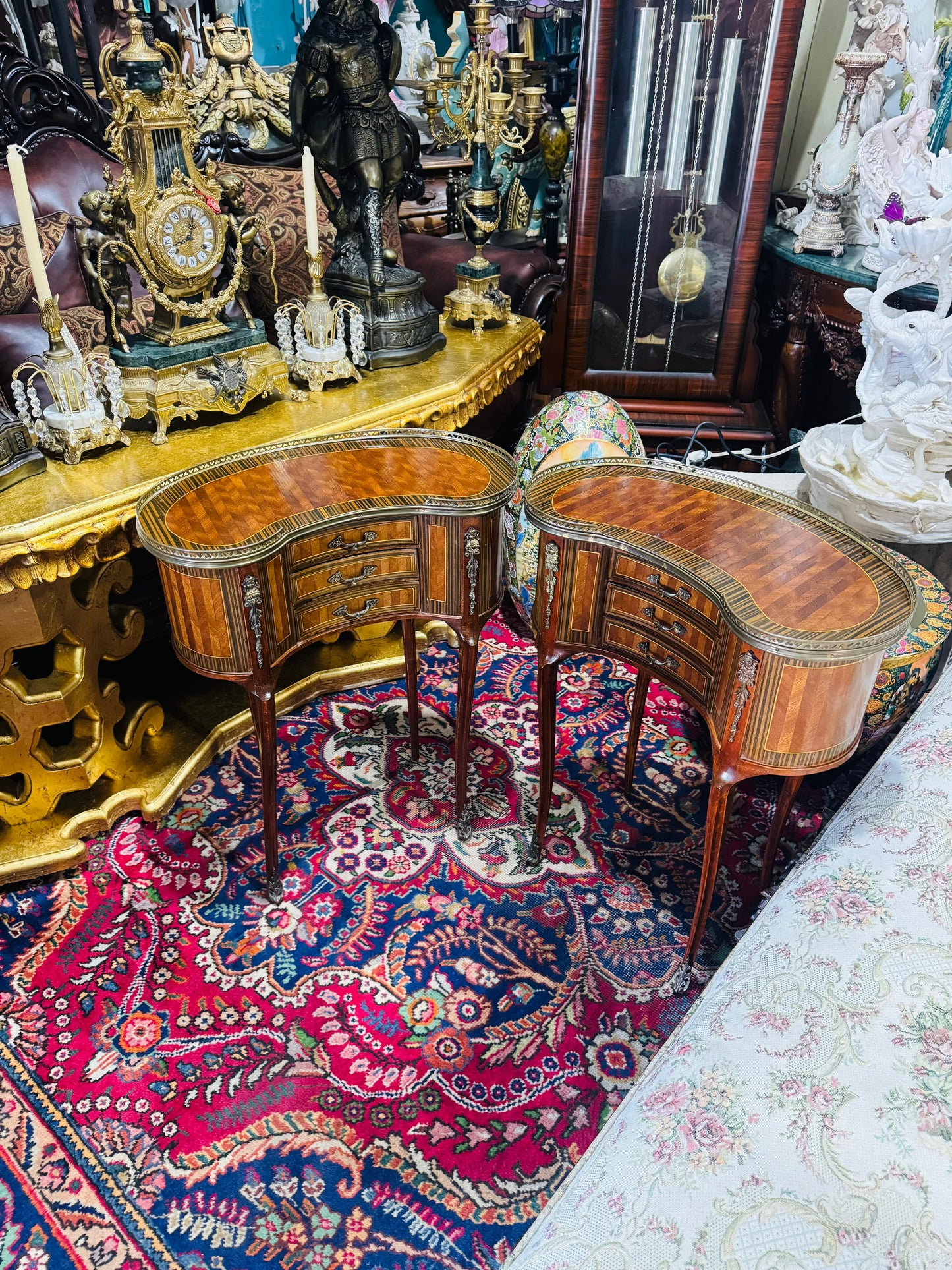 Pair of French Kidney Tables β 19th Century Art and Functionality