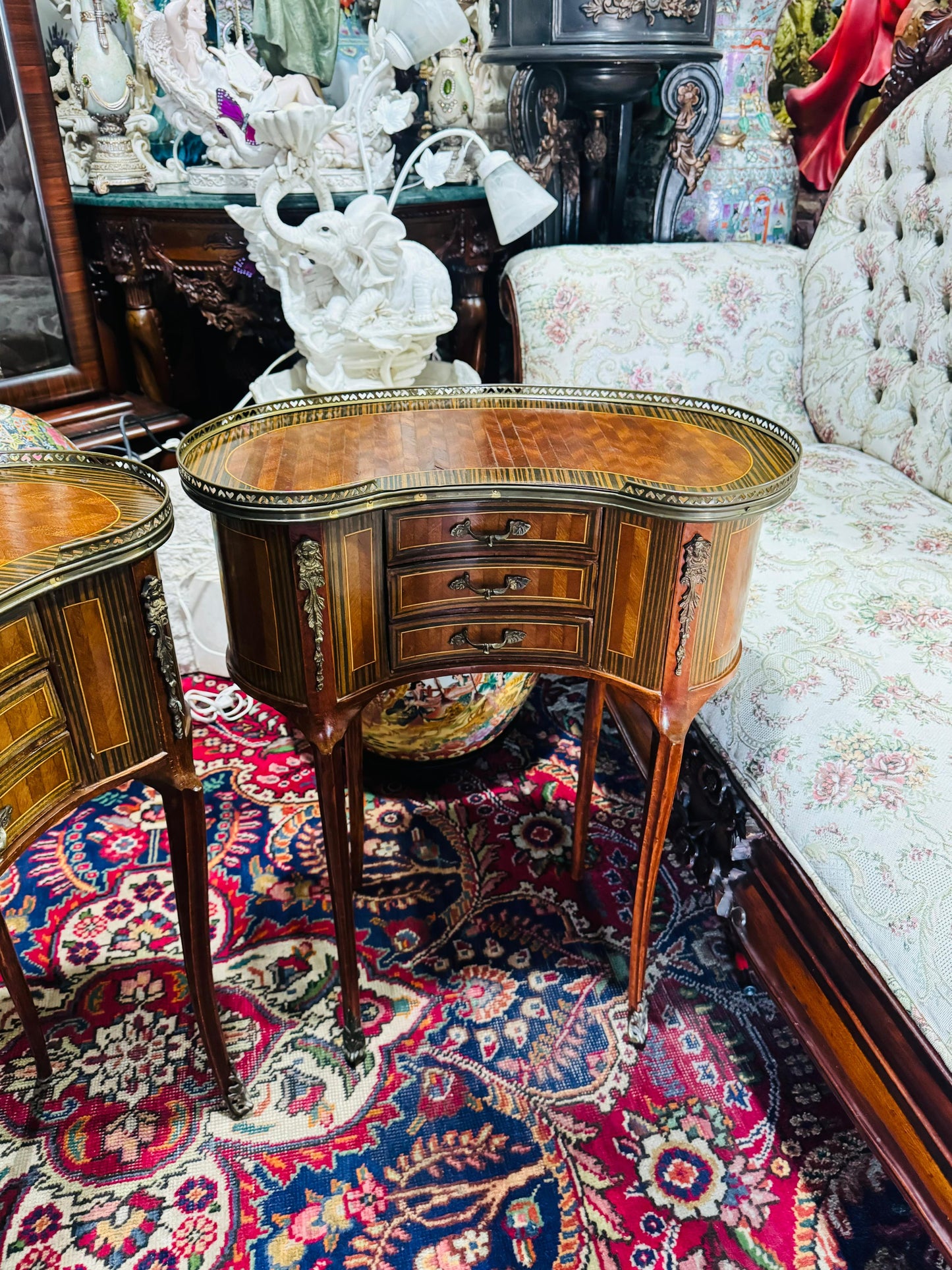 Pair of French Kidney Tables β 19th Century Art and Functionality