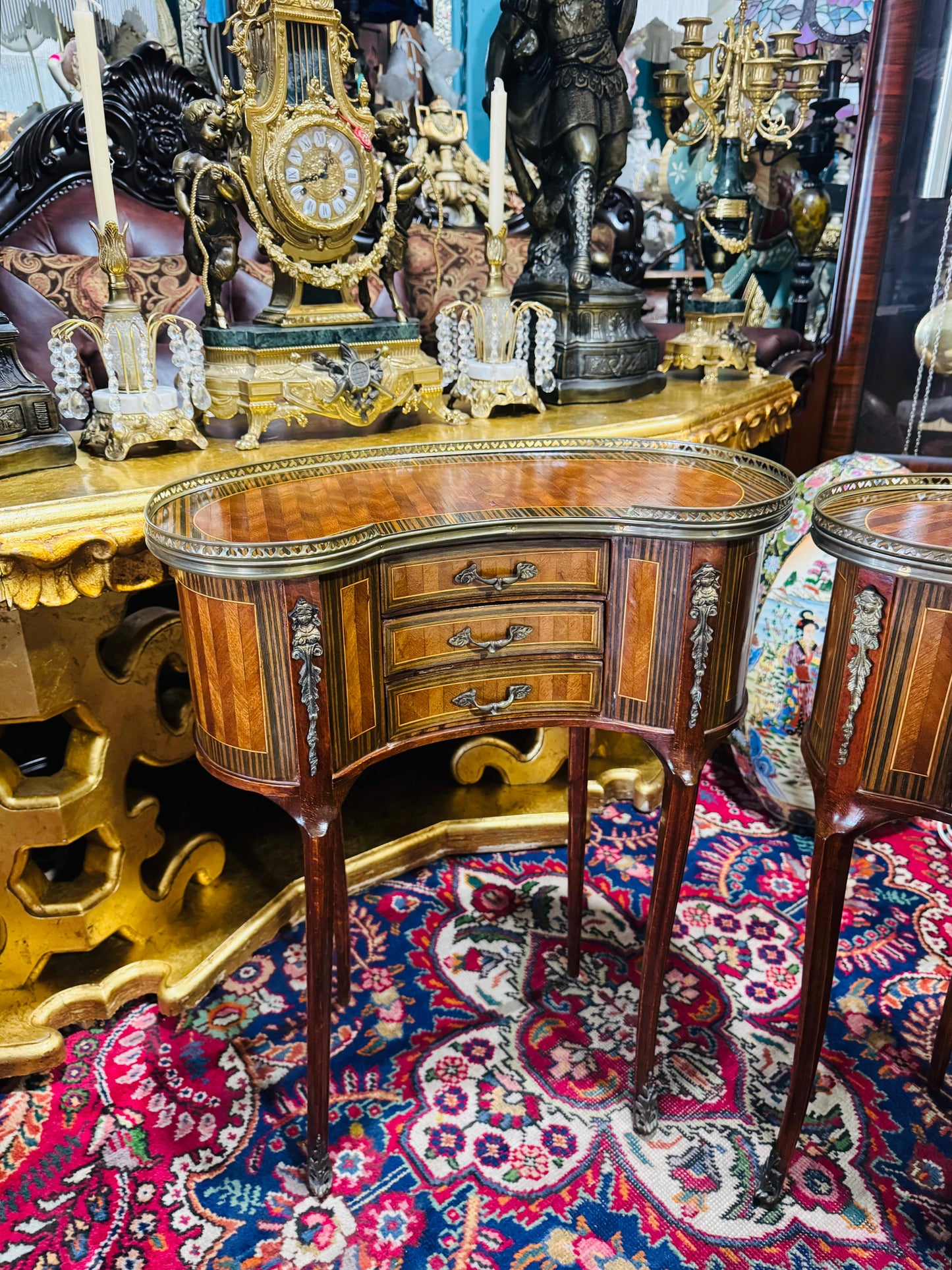 Pair of French Kidney Tables β 19th Century Art and Functionality